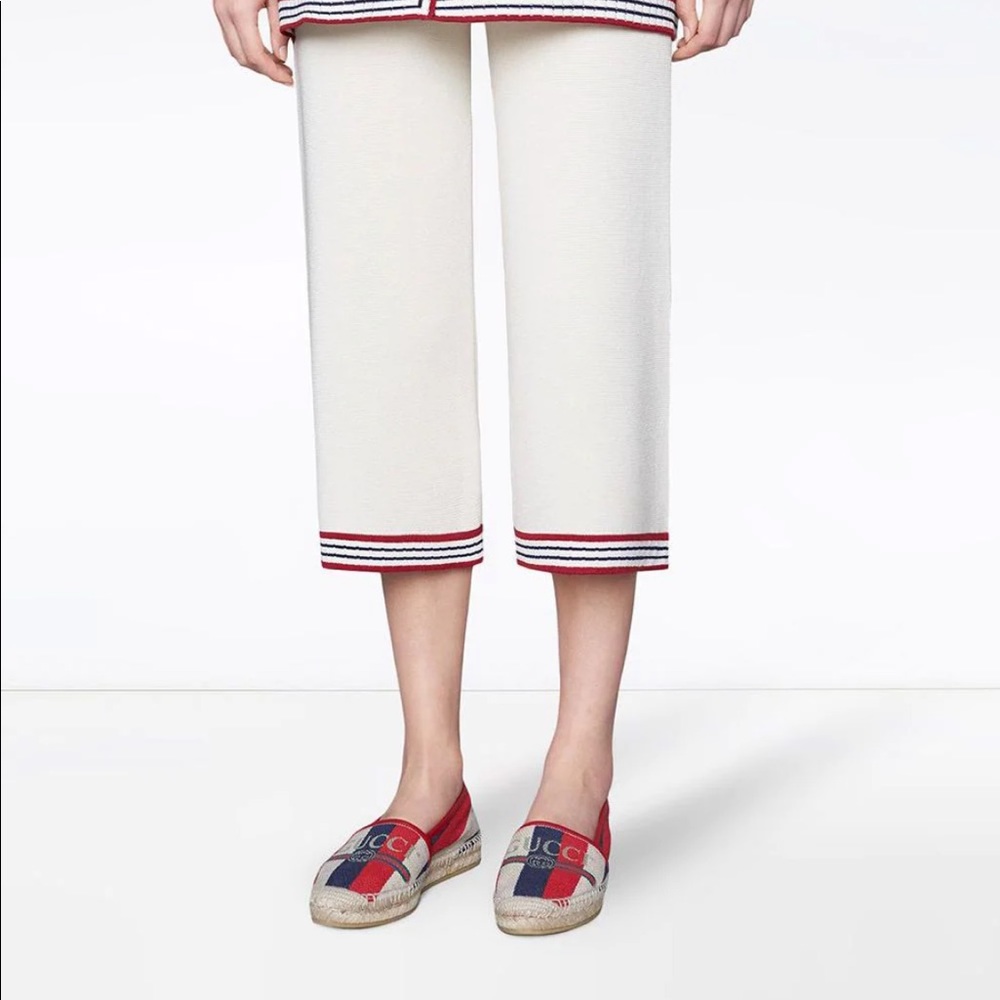 Gucci canvas Sylvie Espadrille